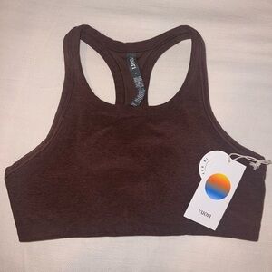 Vuori Elevation Racer Bra - Chocolate milk